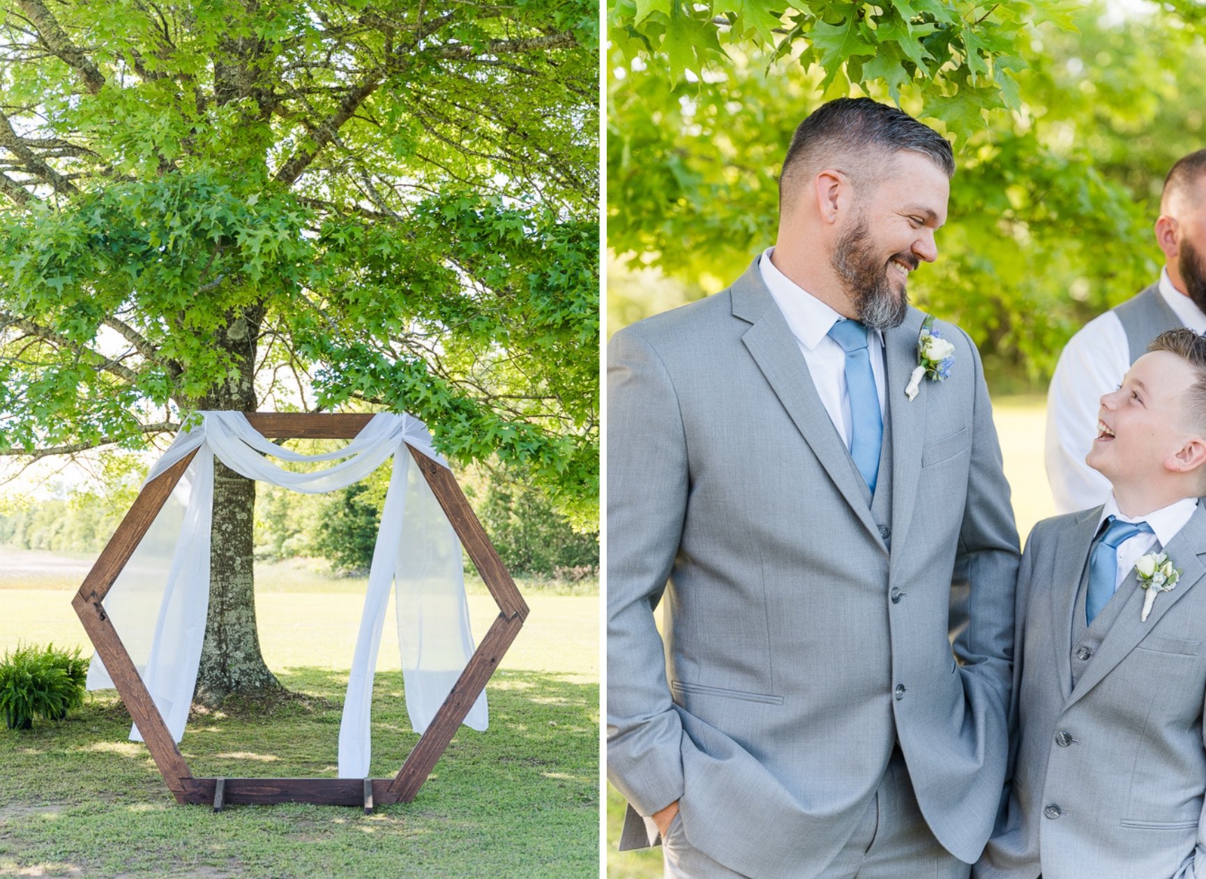 Elegant Backyard Wedding in Atmore Alabama Photography by Kristen Marcus Photography