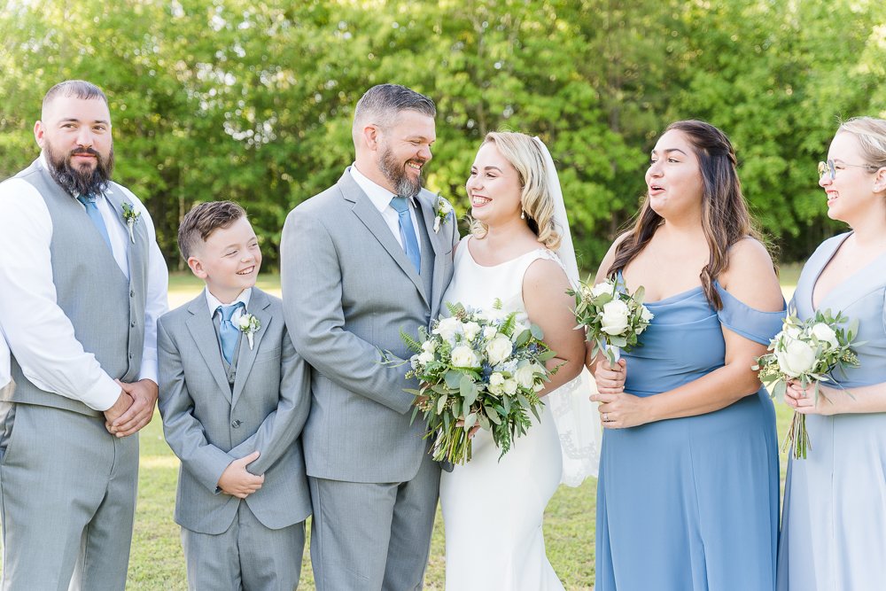 Elegant Backyard Wedding in Atmore Alabama Photography by Kristen Marcus Photography