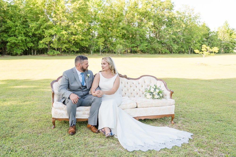 Elegant Backyard Wedding in Atmore Alabama Photography by Kristen Marcus Photography