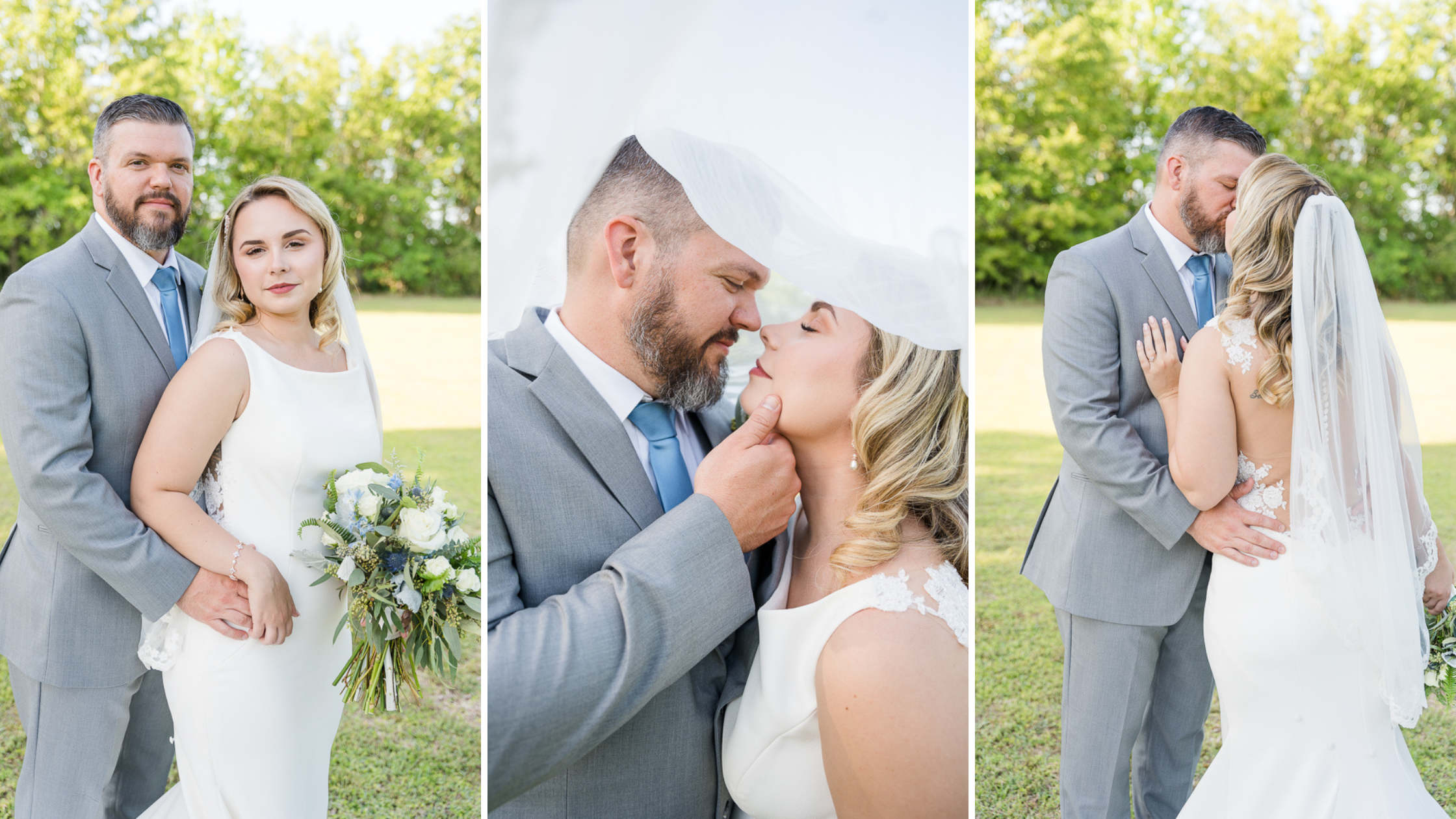 Elegant Backyard Wedding in Atmore Alabama Photography by Kristen Marcus Photography