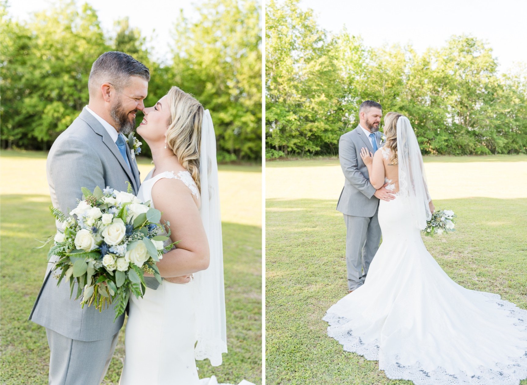 Elegant Backyard Wedding in Atmore Alabama Photography by Kristen Marcus Photography