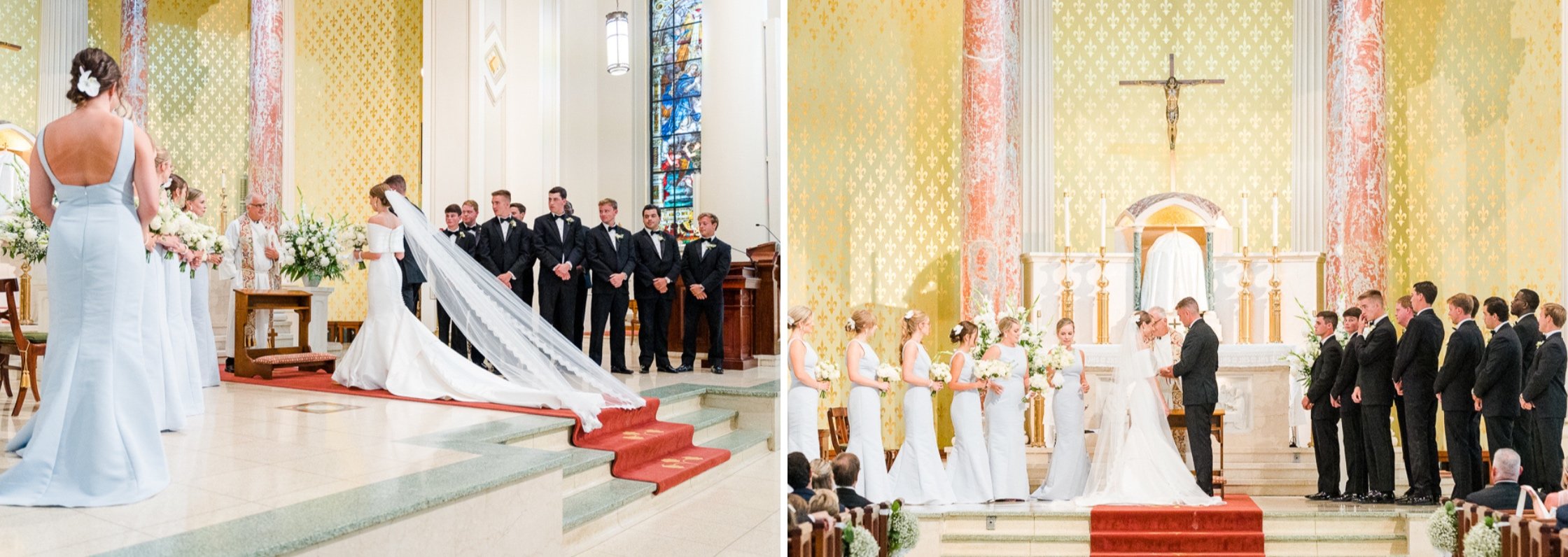 Cathedral Basilica of the Immaculate Conception Wedding Ceremony | Bragg Mitchell Mansion Wedding Reception | Mobile Alabama Wedding Photographer | Kristen Marcus Photography
