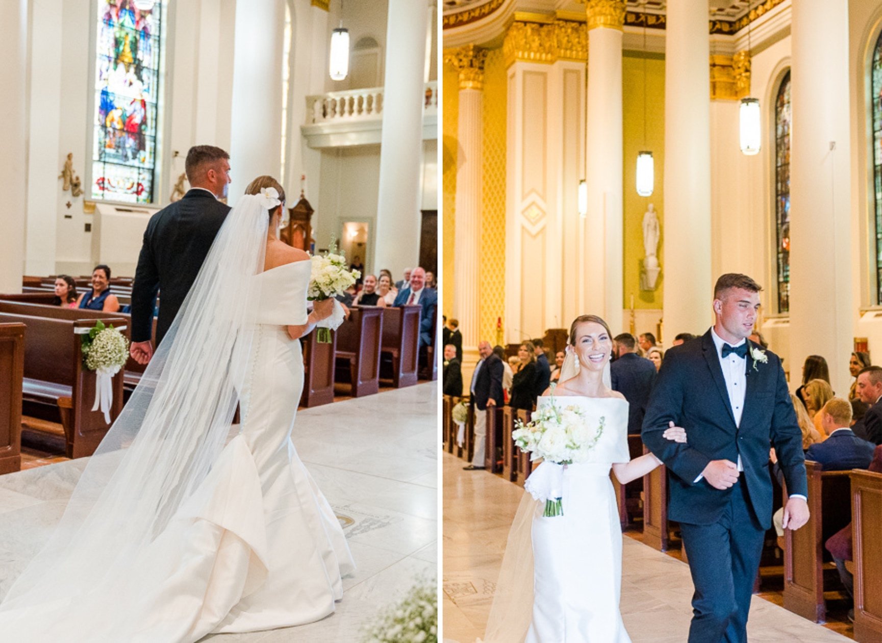Cathedral Basilica of the Immaculate Conception Wedding Ceremony | Bragg Mitchell Mansion Wedding Reception | Mobile Alabama Wedding Photographer | Kristen Marcus Photography