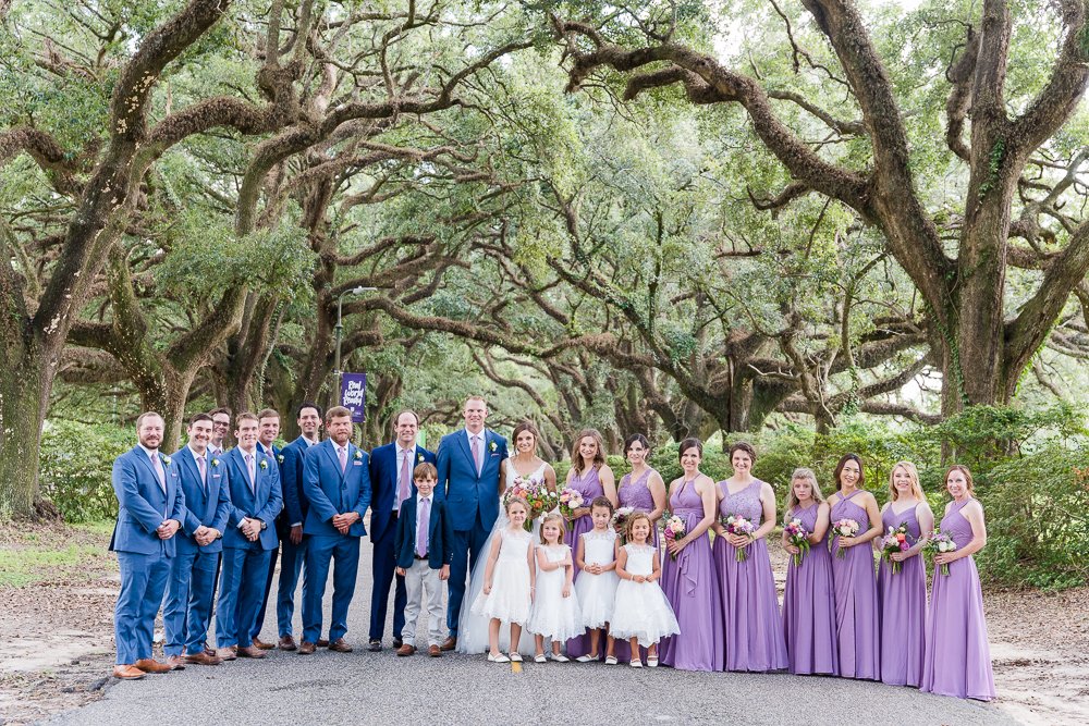 St. Mary Catholic Church Wedding | Bryne Hall Wedding Reception | Spring Hill College Wedding Photographed by Kristen Marcus Photography | Mobile AL Wedding Photographer