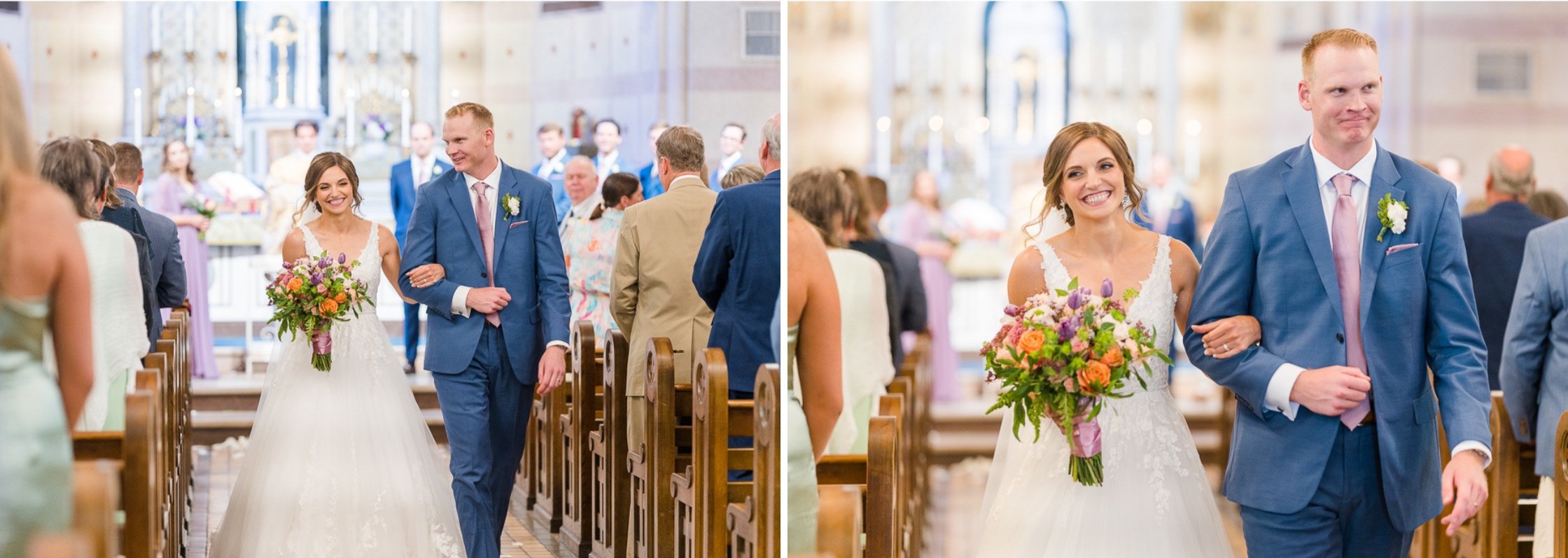 St. Mary Catholic Church Wedding | Bryne Hall Wedding Reception | Spring Hill College Wedding Photographed by Kristen Marcus Photography | Mobile AL Wedding Photographer