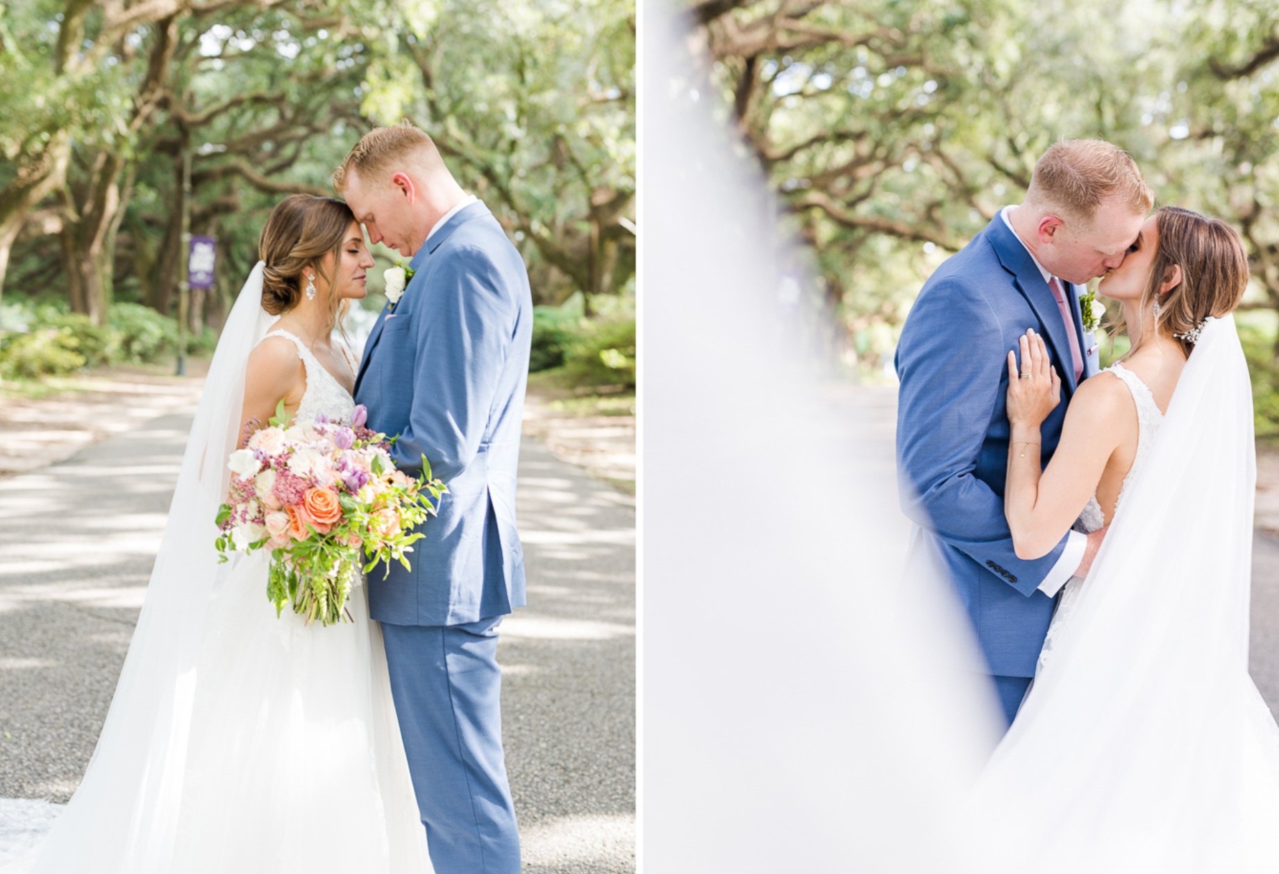 St. Mary Catholic Church Wedding | Bryne Hall Wedding Reception | Spring Hill College Wedding Photographed by Kristen Marcus Photography | Mobile AL Wedding Photographer