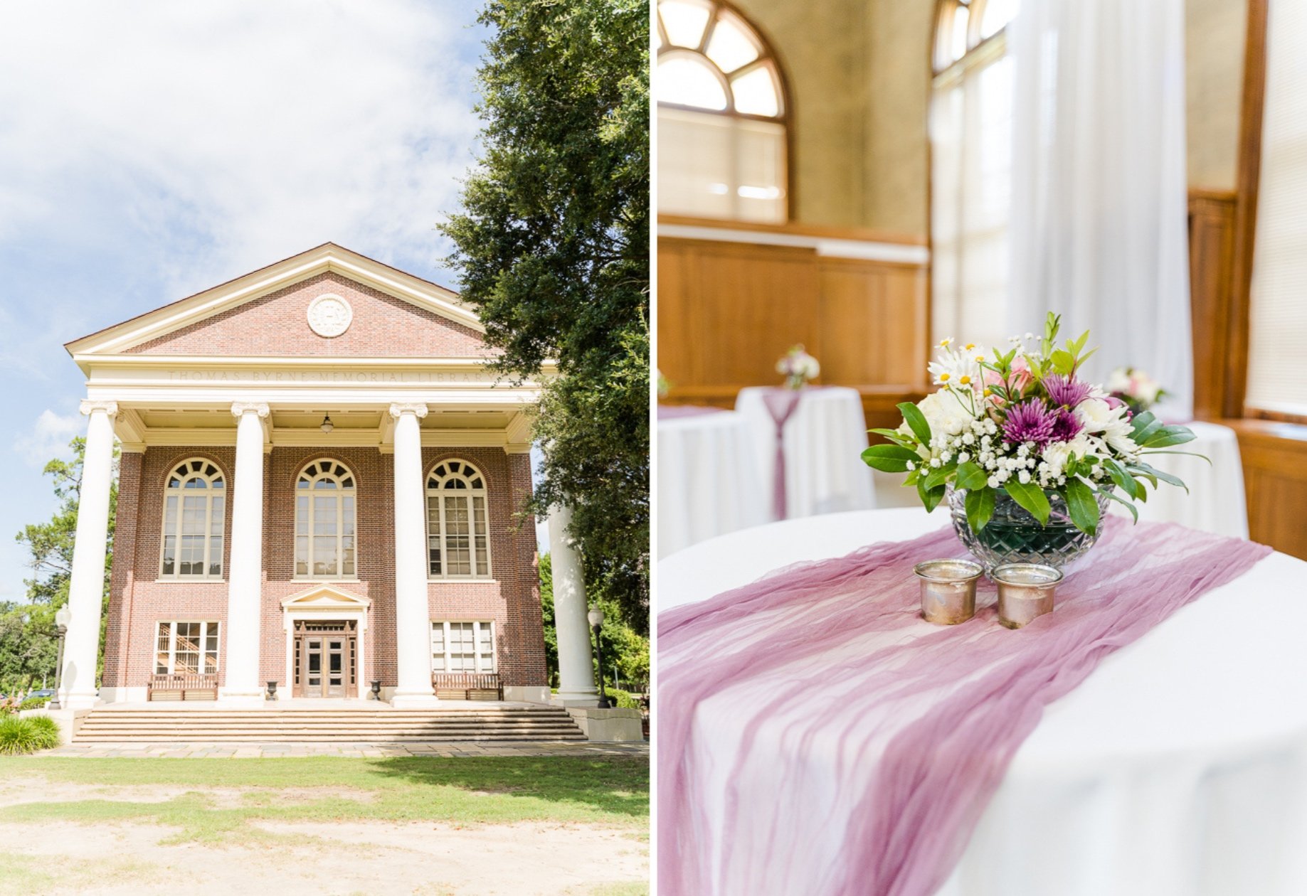 St. Mary Catholic Church Wedding | Bryne Hall Wedding Reception | Spring Hill College Wedding Photographed by Kristen Marcus Photography | Mobile AL Wedding Photographer