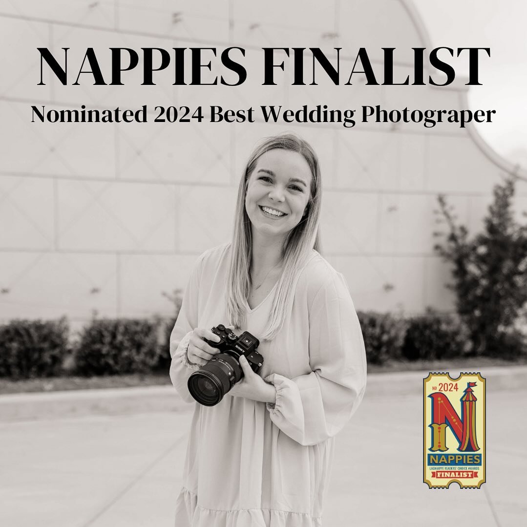 Voting is open!! I&rsquo;m so grateful to be a finalist again for Best Wedding Photographer and would greatly appreciate any and all votes! 
📷 link in my bio ✨

#2024nappies #2024nappieawards #bestweddingphotographer #mobilealabamaweddingphotographe