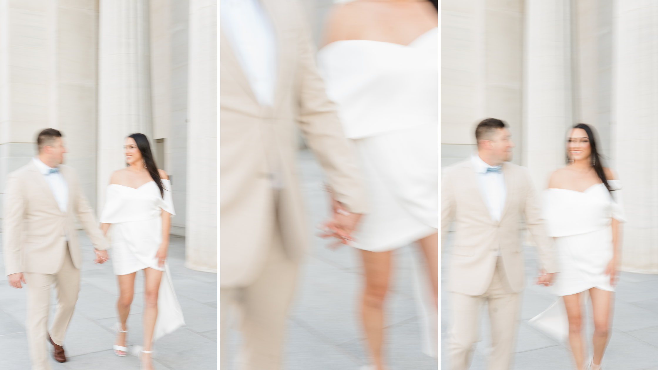 Downtown Mobile AL Elopement Photoshoot at the Federal Courthouse Building 