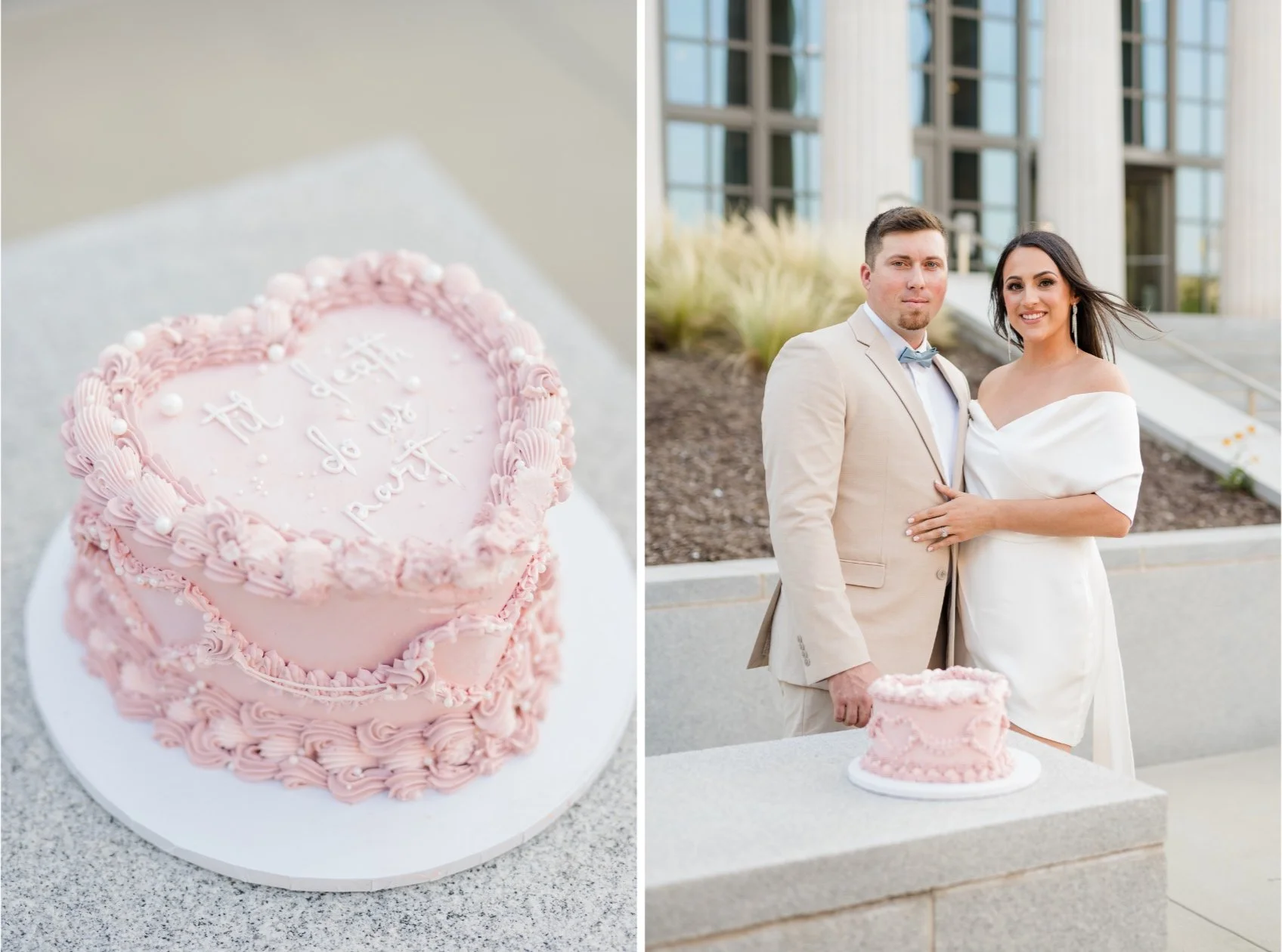 Downtown Mobile AL Elopement Photoshoot at the Federal Courthouse Building 