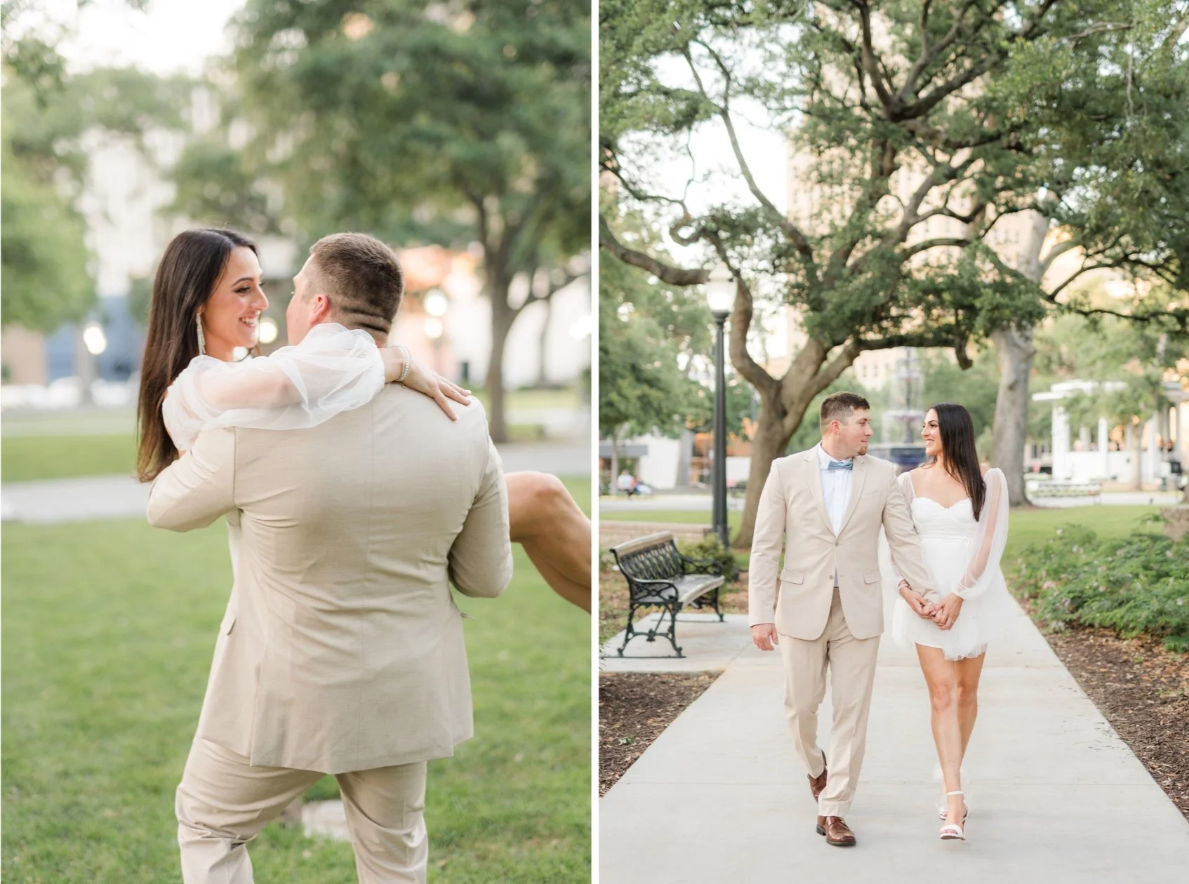 Bienville Square Elopement Photoshoot in Mobile AL