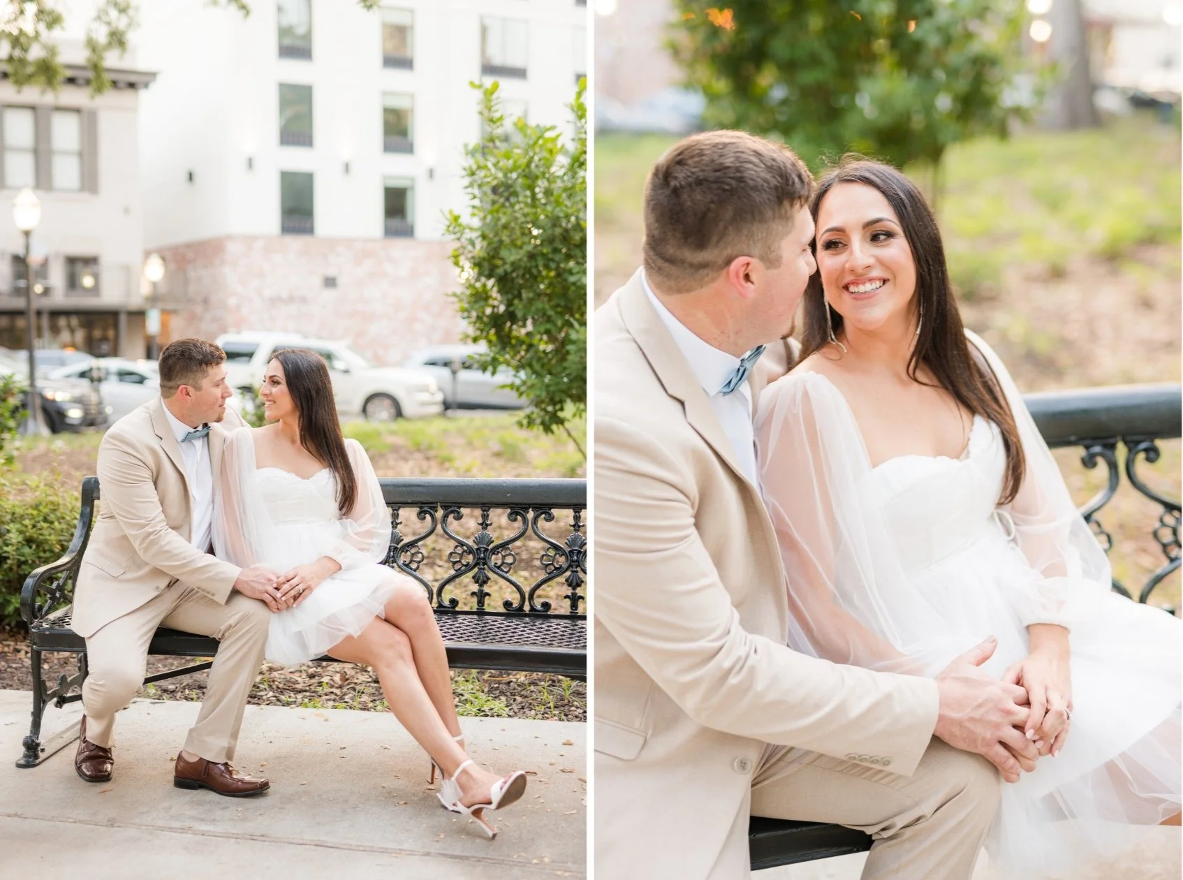 Bienville Square Elopement Photoshoot in Mobile AL