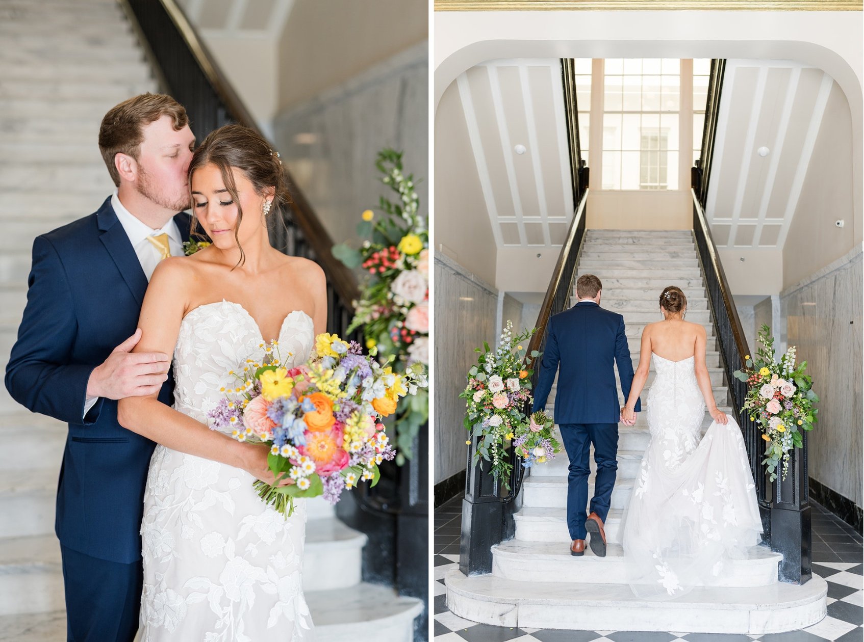 History Museum of Mobile Alabama Wedding in April | Spring Wedding in Mobile Alabama | Wedding Photographer