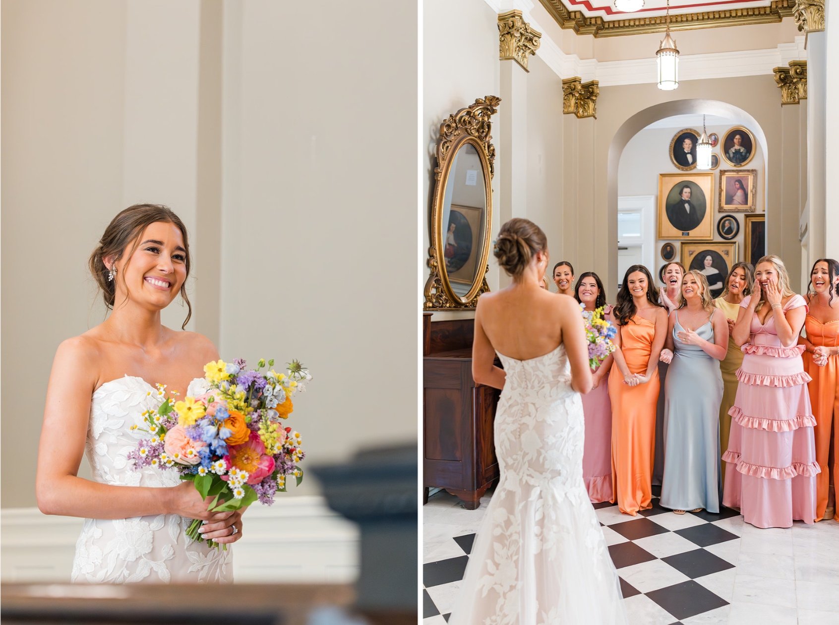History Museum of Mobile Alabama Wedding in April | Spring Wedding in Mobile Alabama | Wedding Photographer