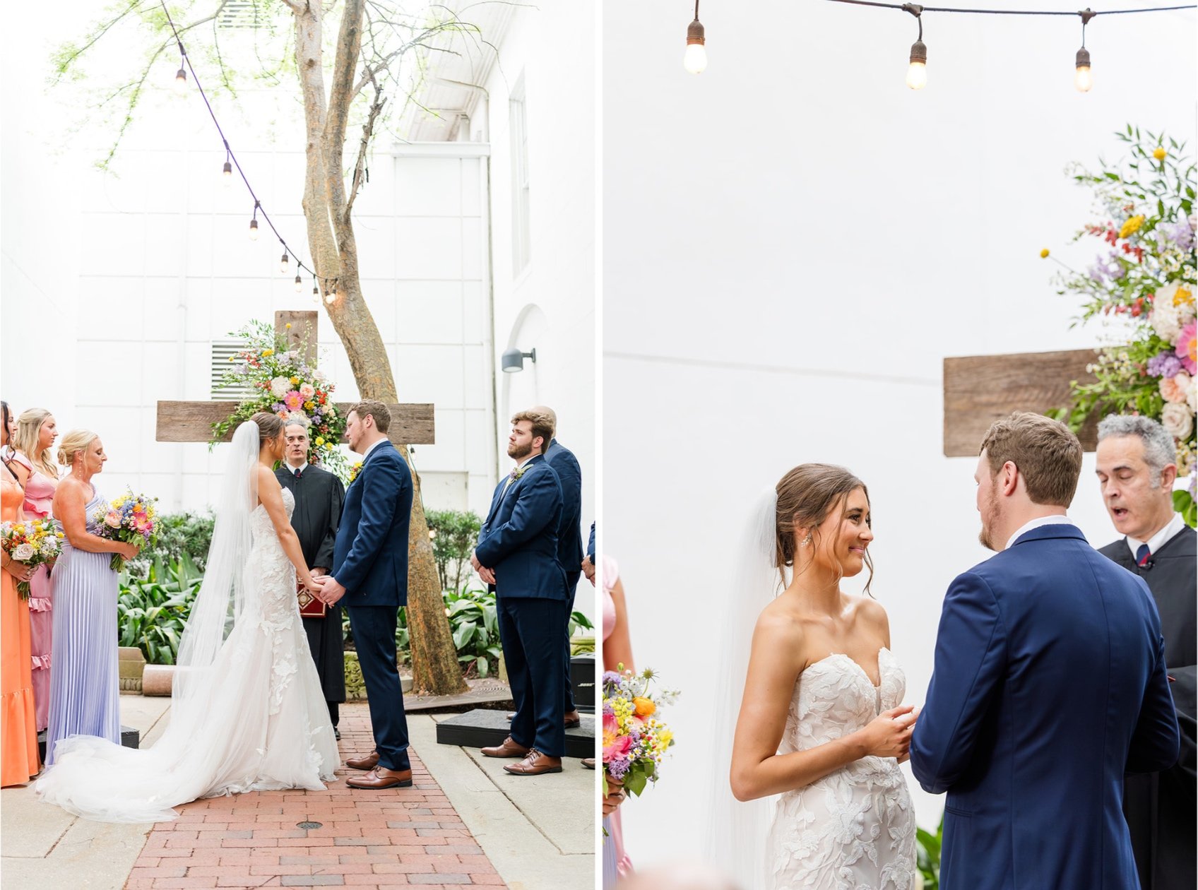 History Museum of Mobile Alabama Wedding in April | Spring Wedding in Mobile Alabama | Wedding Photographer