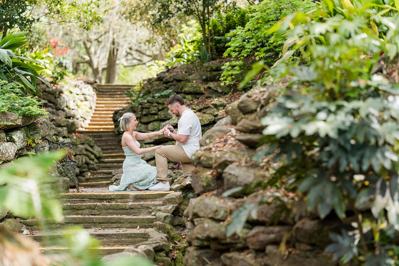 Romantic Surprise Proposal at Bellingrath Gardens | Anatoly + Allyson