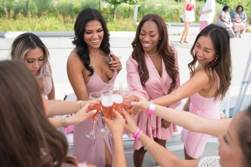 Mary Zhen, Shanté Roline, Janice E, Leeah Kim at The Rosé Picnic