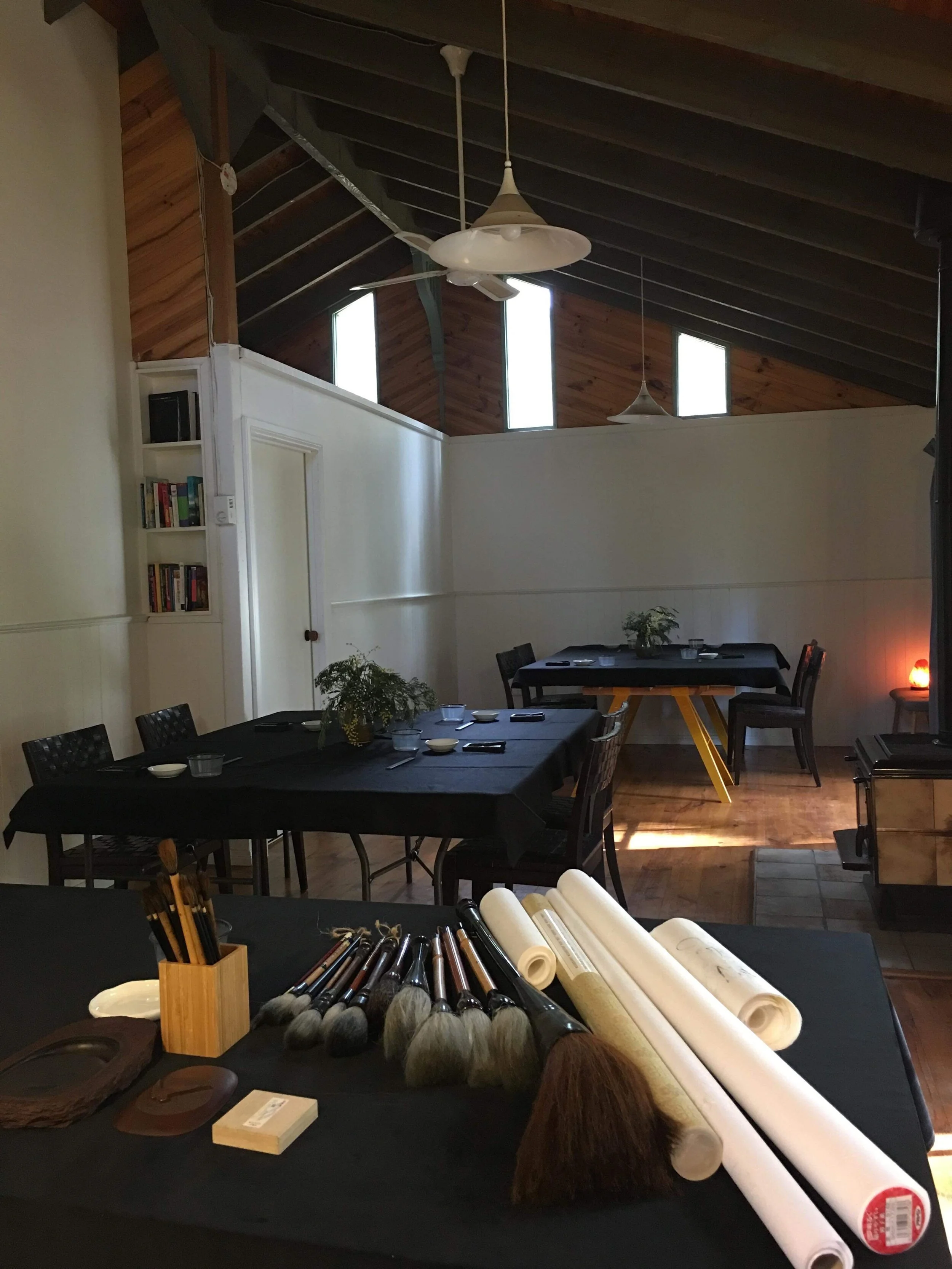 Japanese ink art &amp; shiatsu ~ Spring wood energy