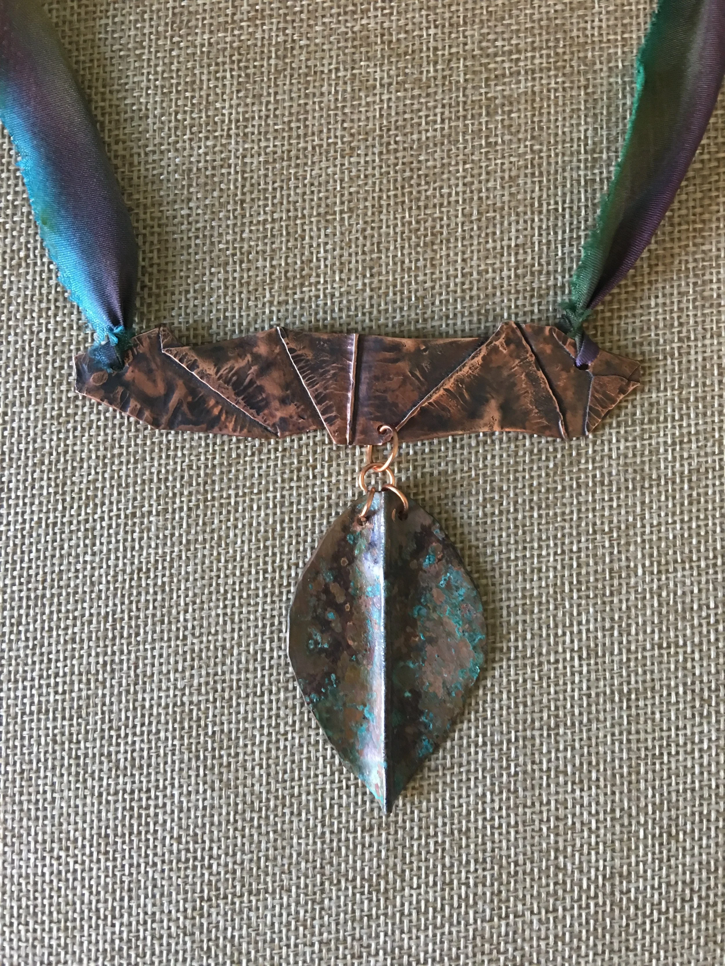 Copper Fantasy Collection: Fold-form Necklace