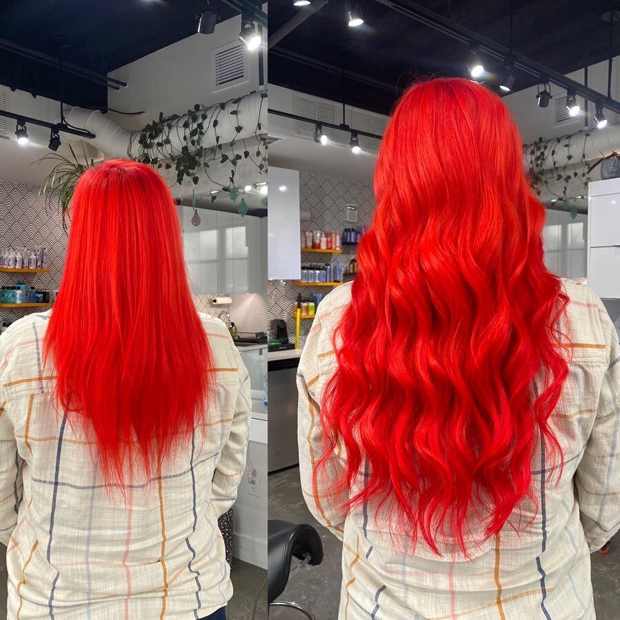 Three rows of @bellamihair @bellamihairpro sew ins for Lauren 🔥 color by @copperstrands.hair