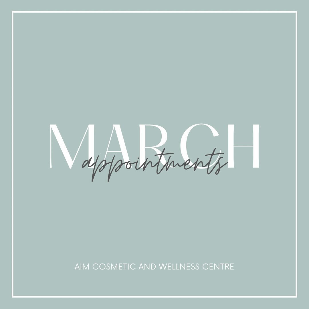 Only a handful of appointments still available for the month of March! ✨

With Easter being earlier this year don&rsquo;t forgot to book those lash, skin, waxing or nail treatments to have you feeling relaxed and refreshed for the long weekend ☀️

Bo