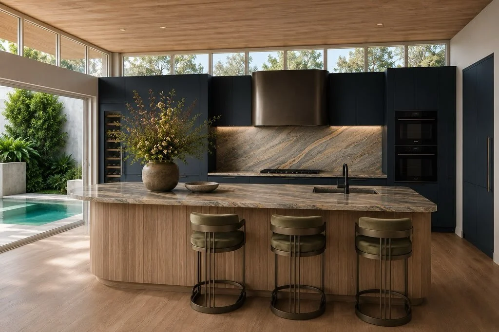 Working on new methods to present concepts, check out these renders for a kitchen concept in Sydney, Australia, our take on coastal glam!  #kitchendesign #aistraliancoastaldesign #interiorarchitecturesydmey
