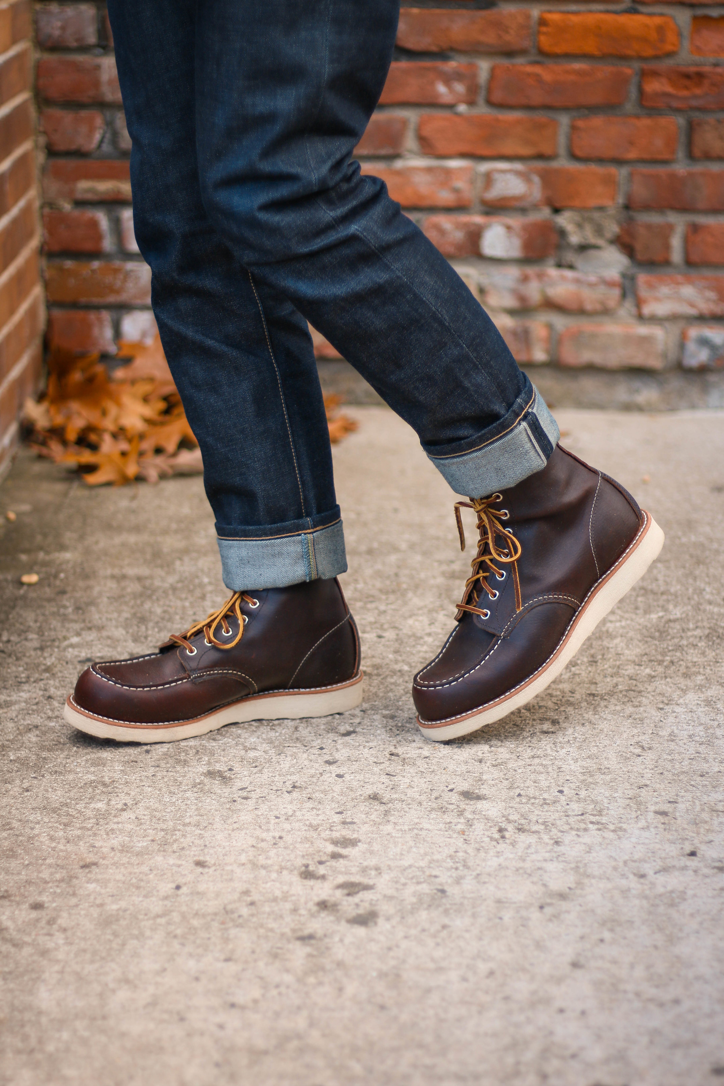 red wing moc toe resole