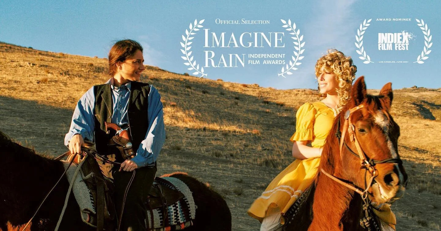 HOLD YOUR HORSES! Desert Flowers made it into another film festival! Thank you @imaginerainfilmawards for accepting us to run for best women led short film. Can we get a yee-haaaw in the comments? 🐎🔥🔥#womeninfilmmaking #desertflowers #western #ima