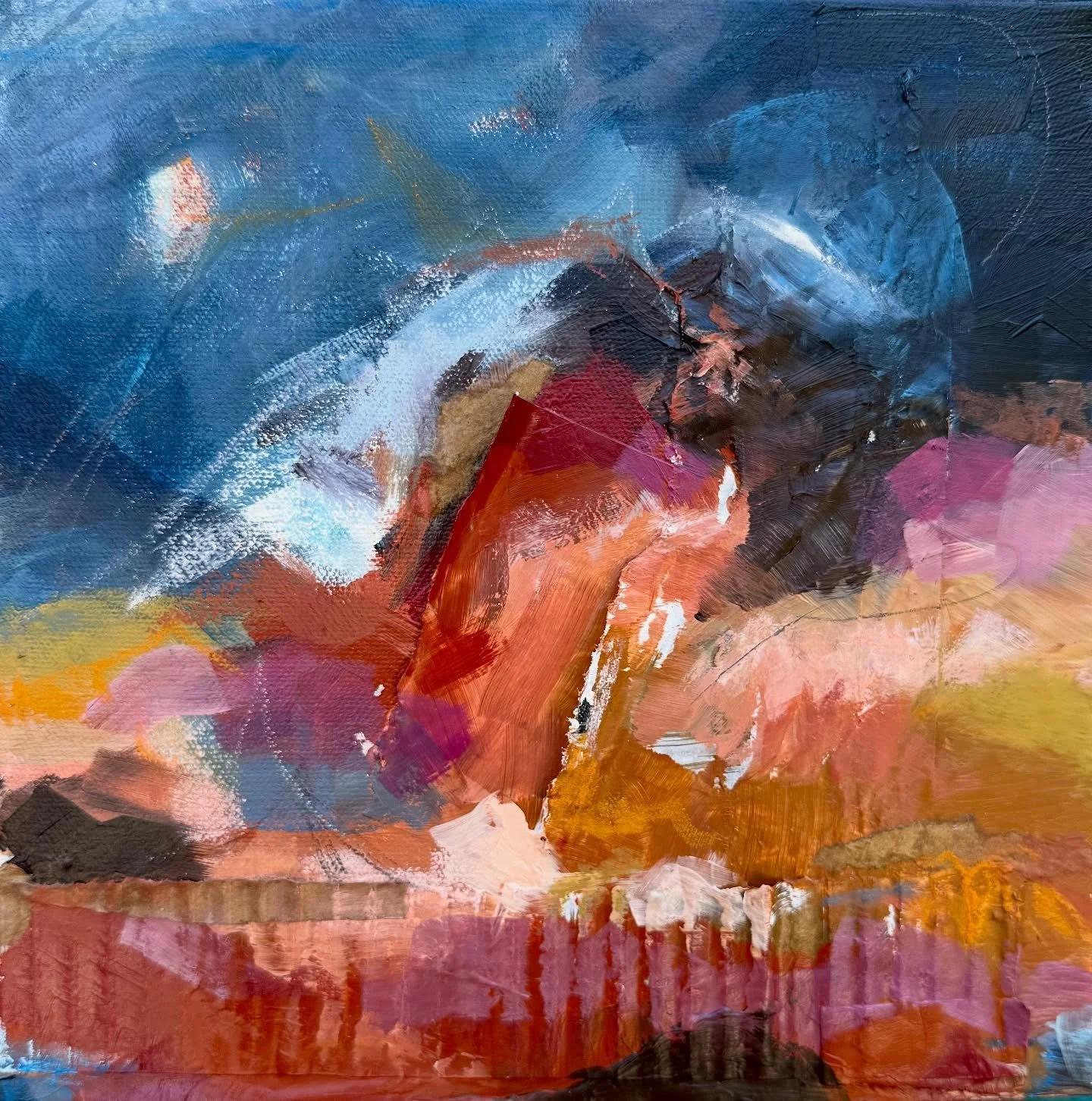 “Holding on to something”
10”x10”
Mixed media on canvas- acrylic, paint sticks, oil pastel, graphite, recycled packaging materials
***will be available during this years
@austinstudiotour ***
#artforsale #artbuyers #artfors