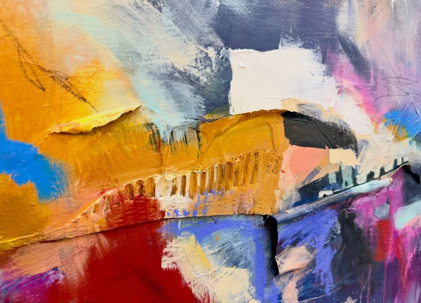 Just a little snippet&hellip;

#texture #artforsale #artofvisuals #bold #color