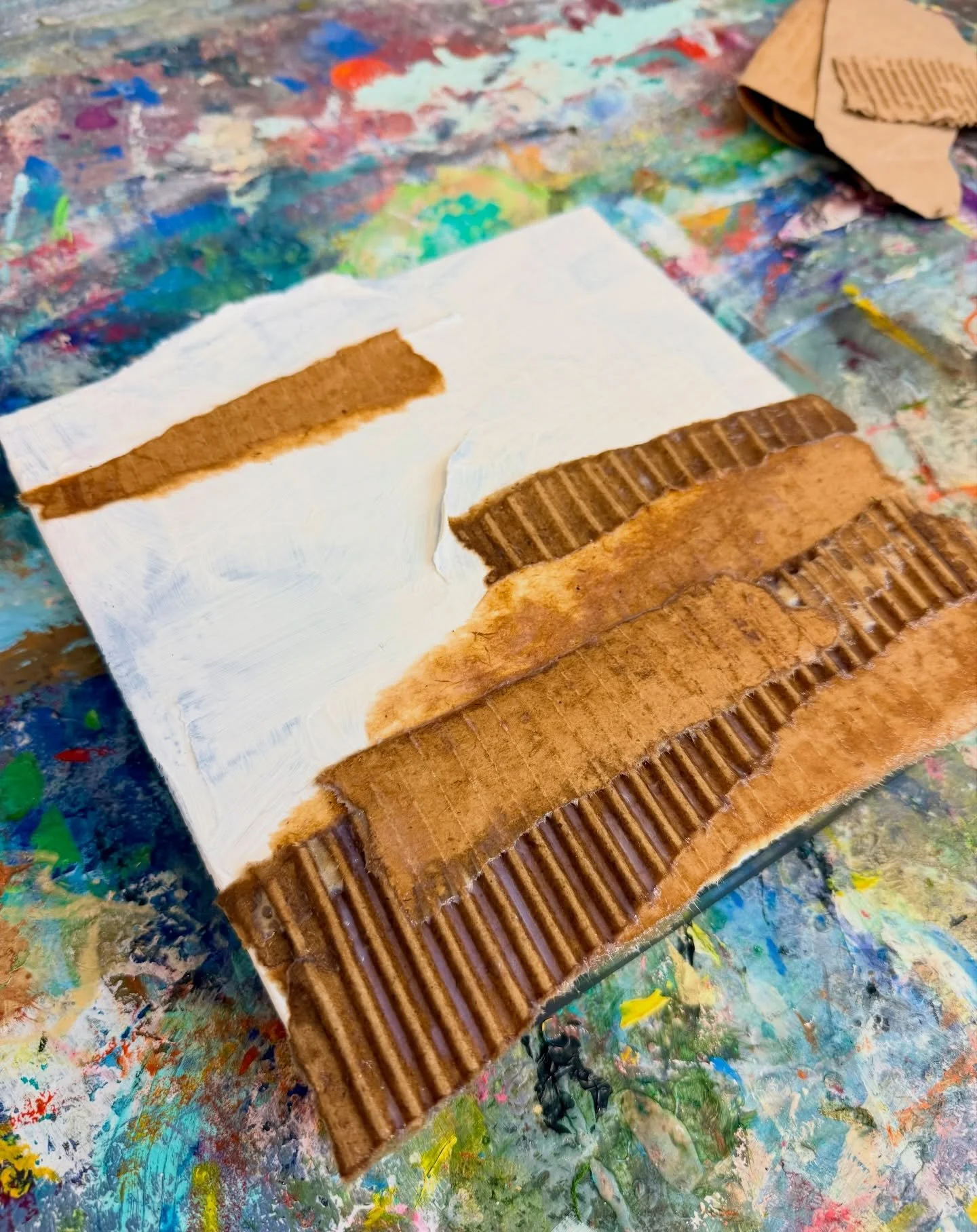 Tiny WIP coming your way&hellip;

#artofvisuals #workinprogress #artbuyers #femaleartist #texture