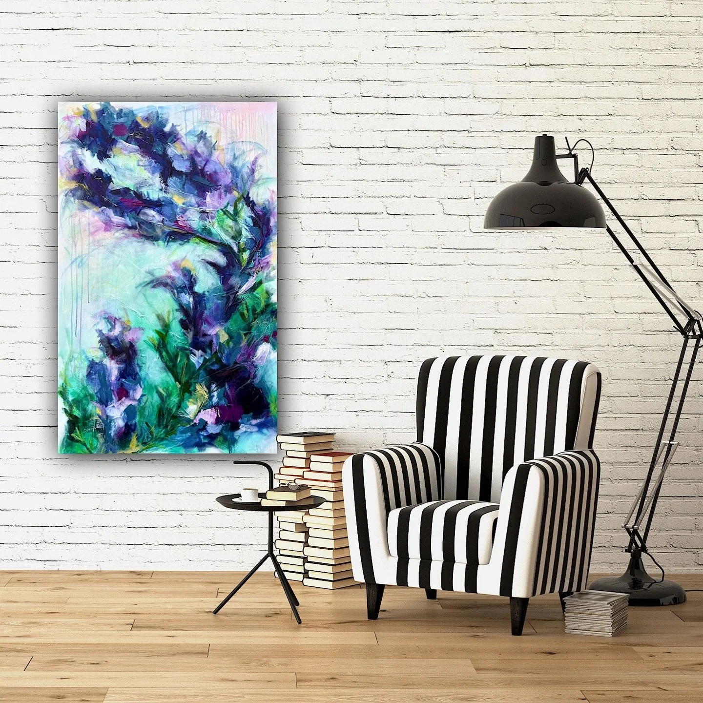 This Mother&rsquo;s Day, give mom the gift of flowers that will never stop blooming&hellip;

&ldquo;Blossom&rdquo;
30x48
Mixed media on canvas
DM or email to purchase 
Free local delivery 

#artofvisuals #florals #artbuyers #artcollectors #femalearti