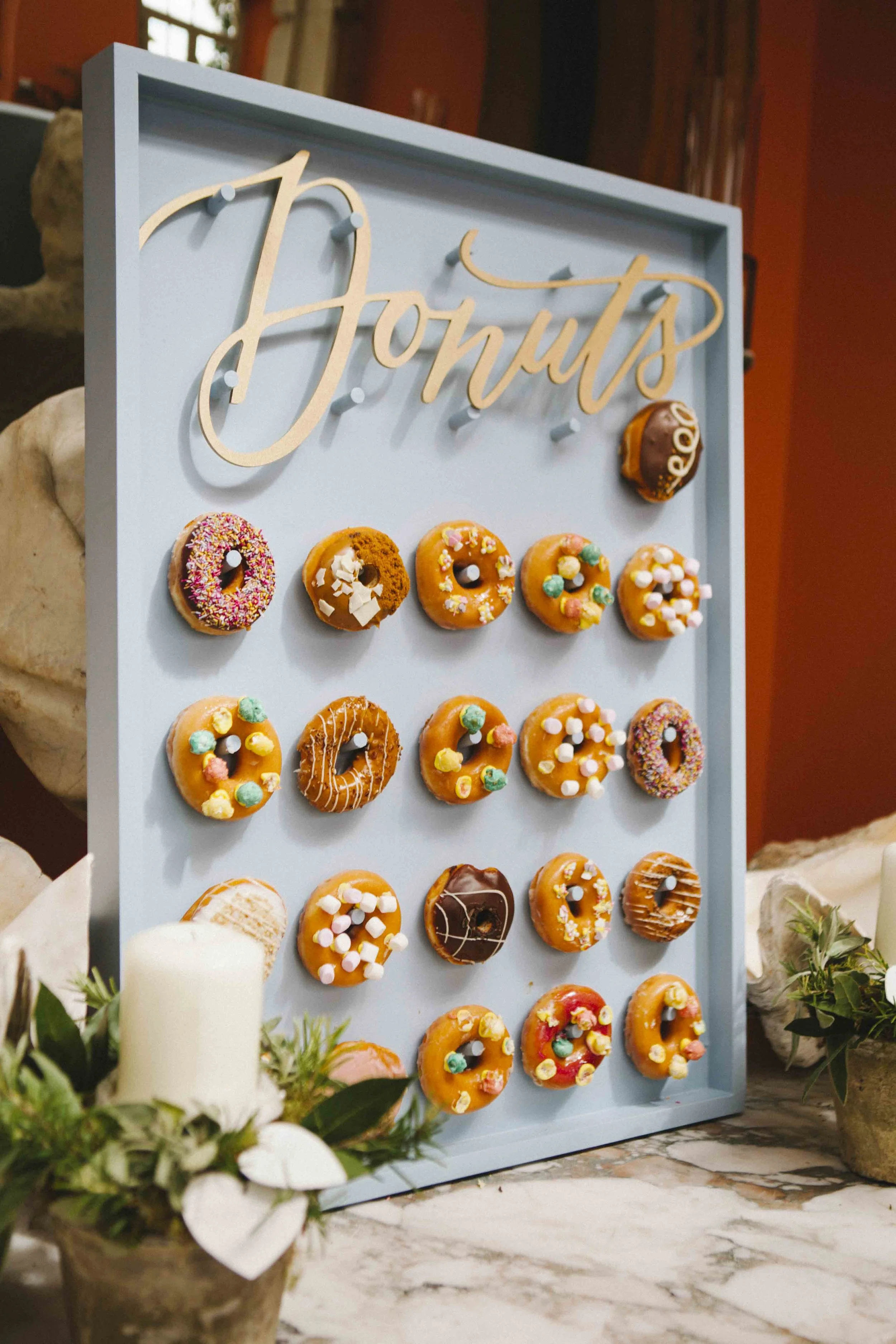 Wedding Inspiration - Donut Wall