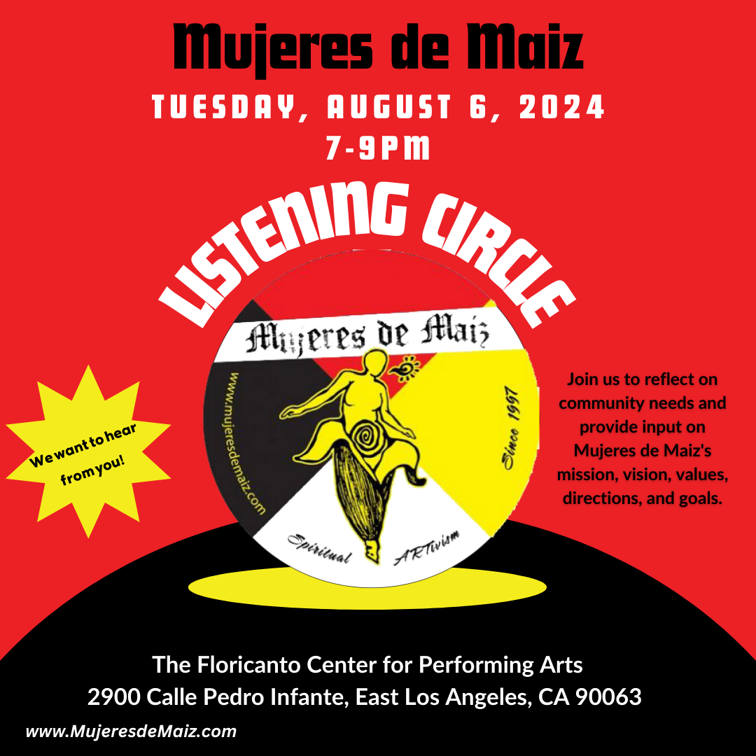 Listening Circle, August 6 (In-Person)