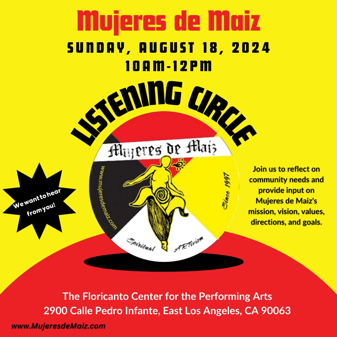 Listening Circle, August 18 (Online on Zoom)