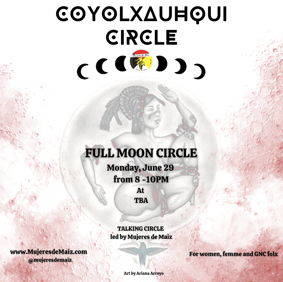 Full Moon Coyolxauhqui Circle ◯ 