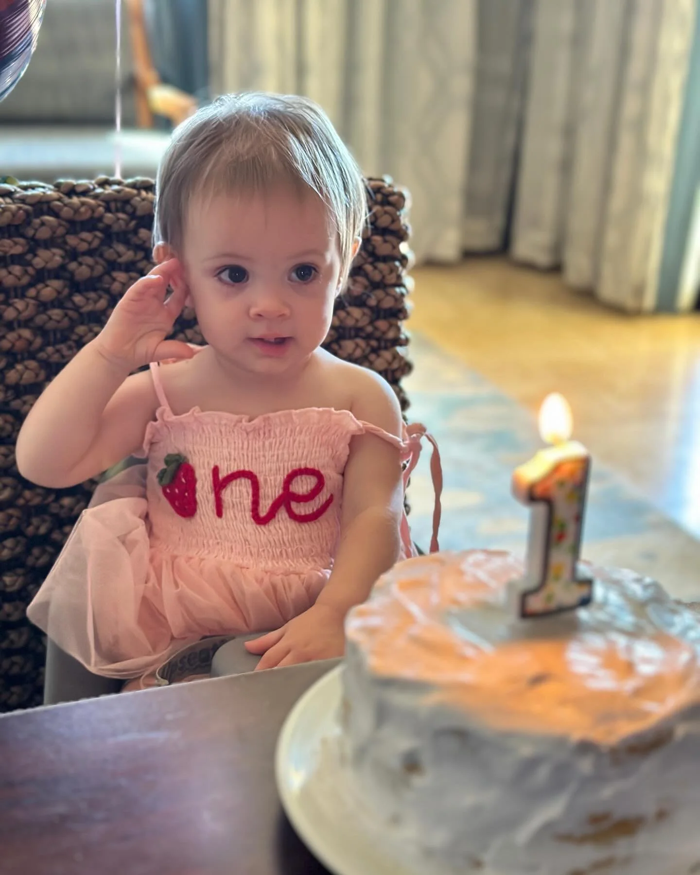 What a true gift this year has been to see the world through your beautiful curious eyes. 

Happy 1st trip around the sun 🎊💗✨🥰