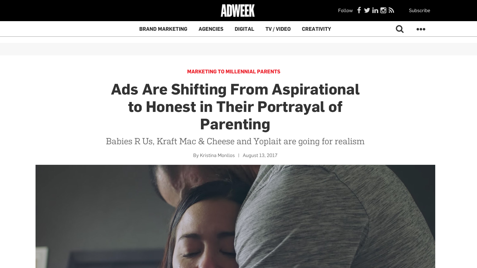 Ads Are Shifting From Aspirational to Honest in Their Portrayal of Parenting – Adweek.png