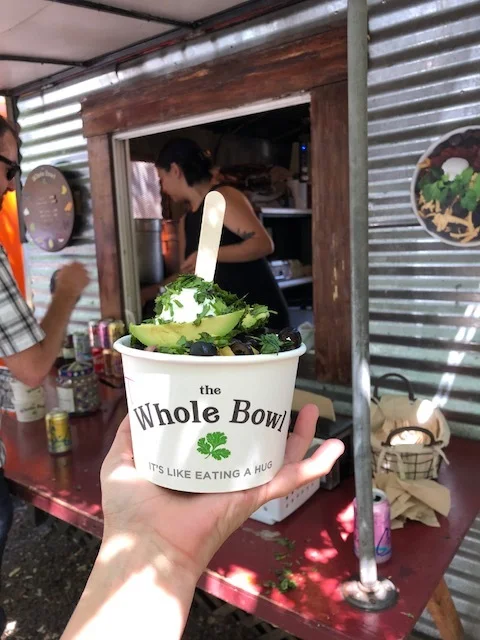 My favorite Food Truck known as The Whole Bowl! Sooo tasty!