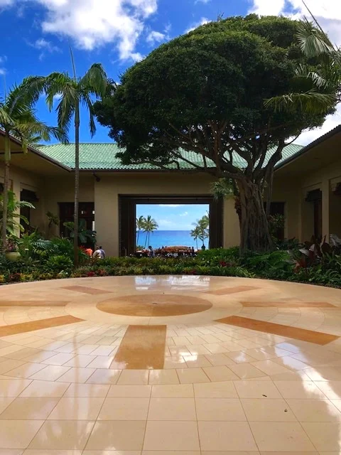 The astounding view from the lobby entrance!