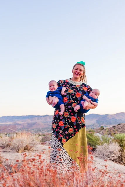 At our Airbnb in Yucca Valley