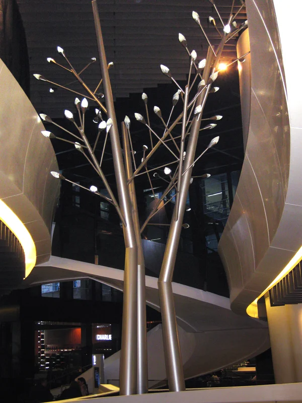 Illuminated Metallic Trees, Westfield