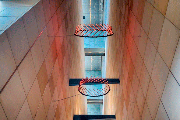 Basket and Ring Lights, Raphael Place