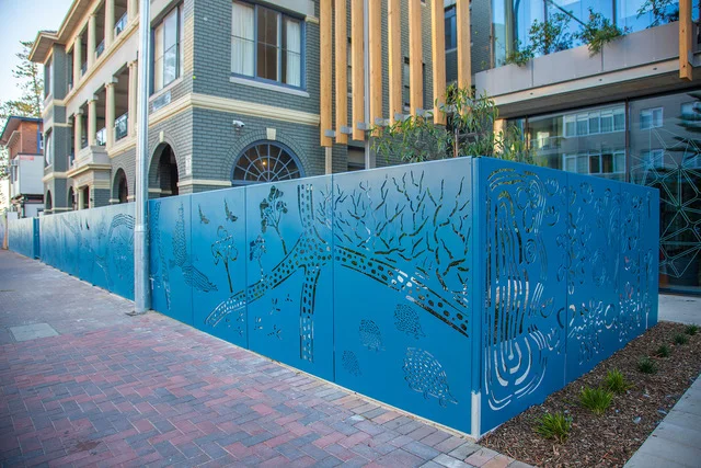 Aboriginal Art Fence, Centre for Country Kids