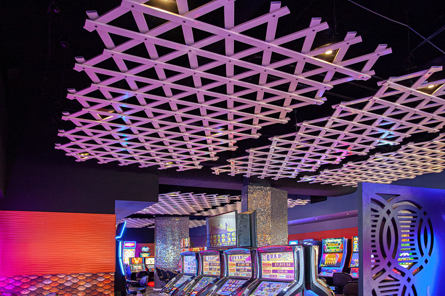 Aluminium lattice decorative ceiling