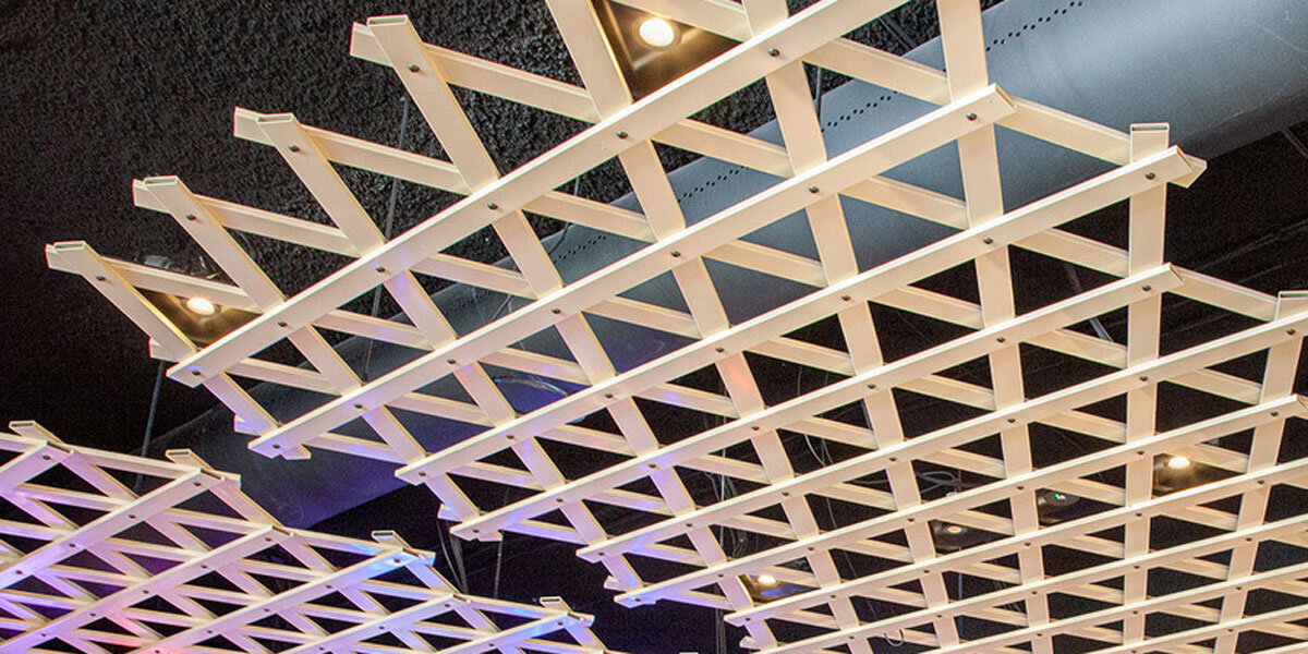   Powder coated aluminium RHS  