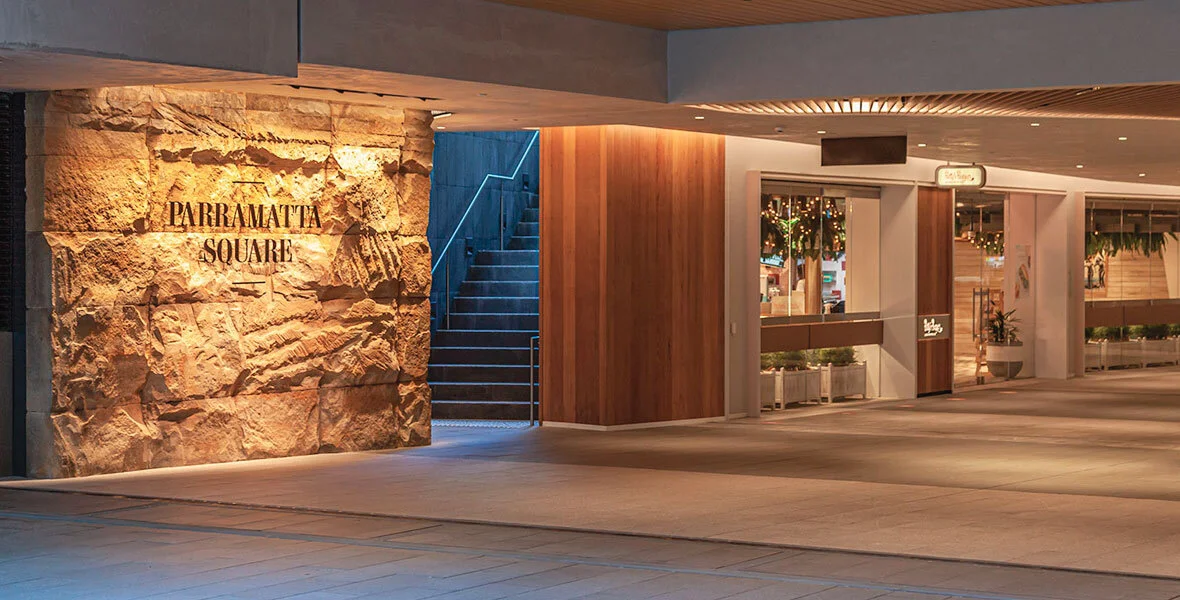 Sandstone Wall Parramatta Square