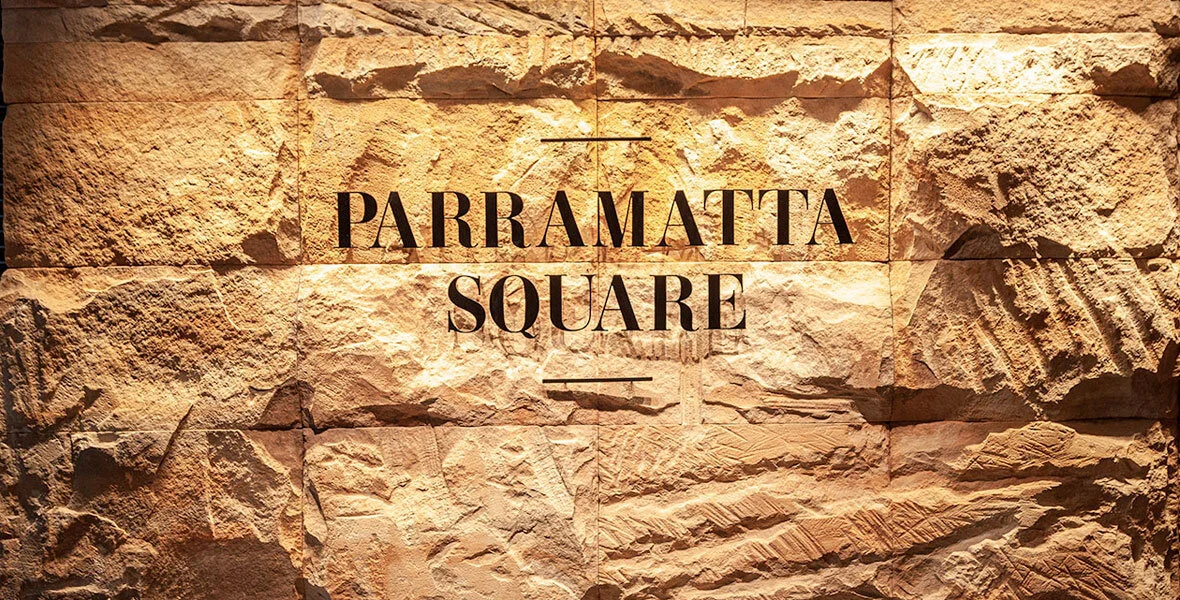 25 Tonnes of Sandstone Parramatta Square