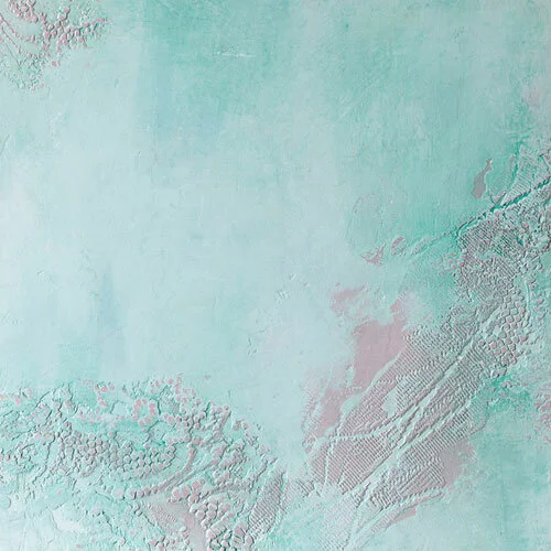 Stencilled Textured Patina