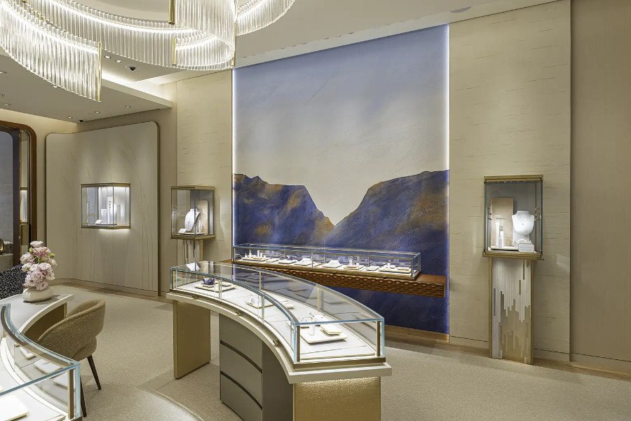 Chaumet Boutique Chatswood Artwork and Finishes
